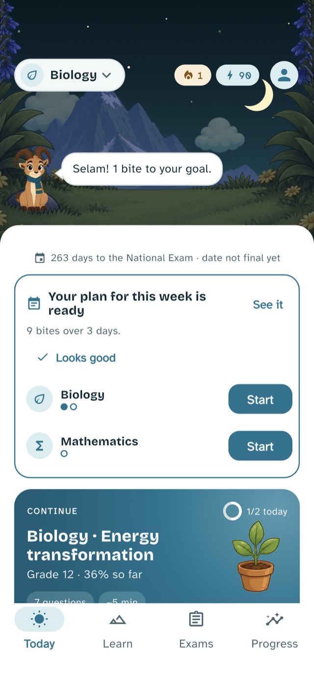 Today in ETPrep: the next bite and the week's plan